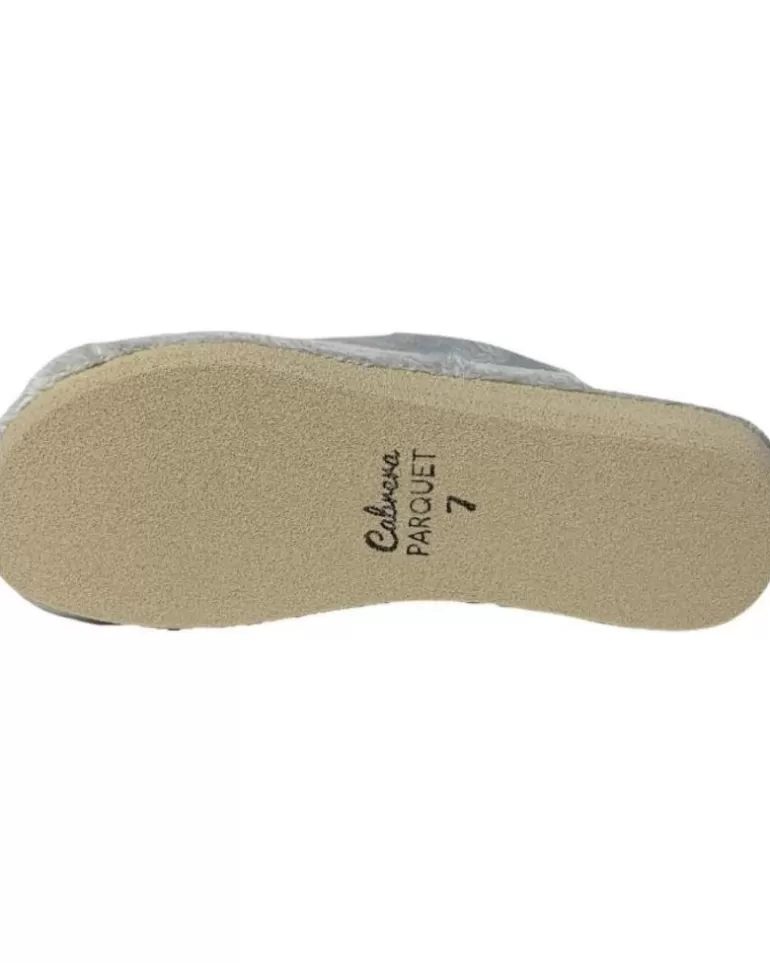 CABRERA Calzado De Casa De Mujer Pantufla Hola Guapa Gris New