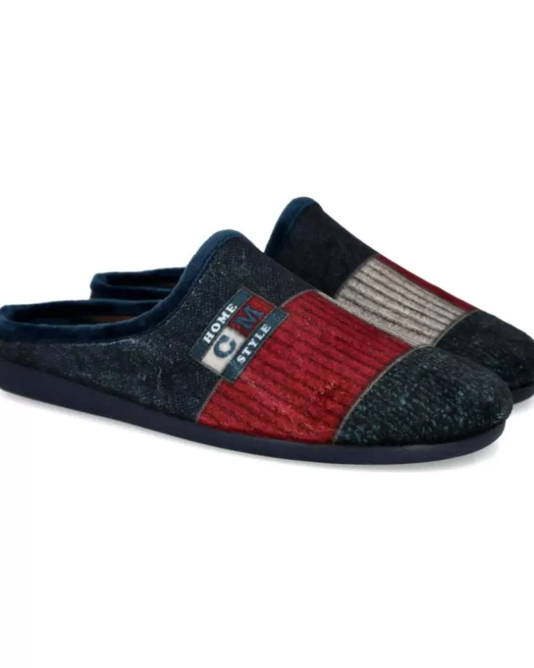 CALZAMUR Calzado De Casa De Hombre 30492 Zapatillas De Casa Hombr Azul Outlet