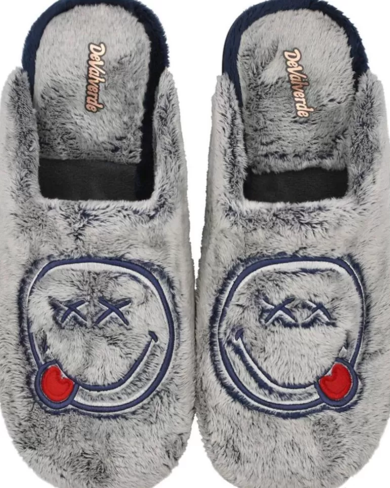 DEVALVERDE Calzado De Casa De Hombre 3520 Zapatillas De Casa Homb Azul Best Sale
