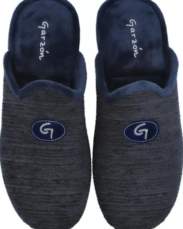 GARZON Calzado De Casa De Hombre 6001-466 Zapatillas De Casa Homb Azul New