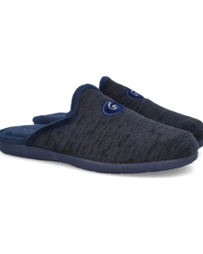 GARZON Calzado De Casa De Hombre 6001-466 Zapatillas De Casa Homb Azul New