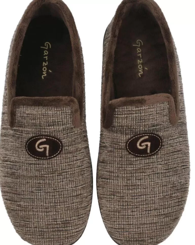 GARZON Calzado De Casa De Hombre 6501-466 Zapatillas De Casa Homb Taupe Clearance