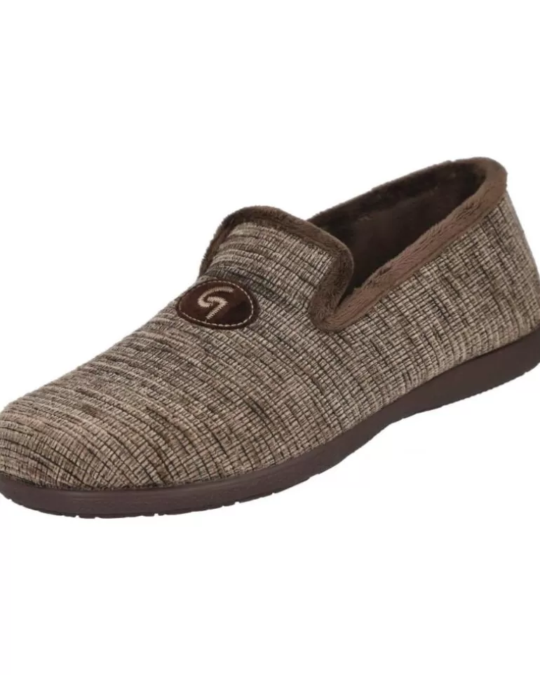 GARZON Calzado De Casa De Hombre 6501-466 Zapatillas De Casa Homb Taupe Clearance