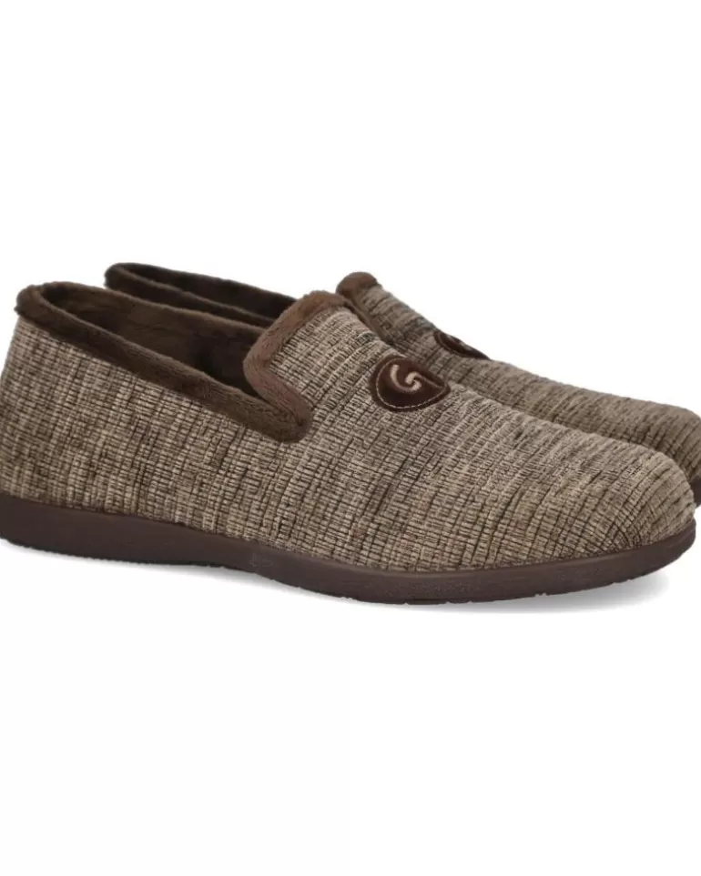 GARZON Calzado De Casa De Hombre 6501-466 Zapatillas De Casa Homb Taupe Clearance