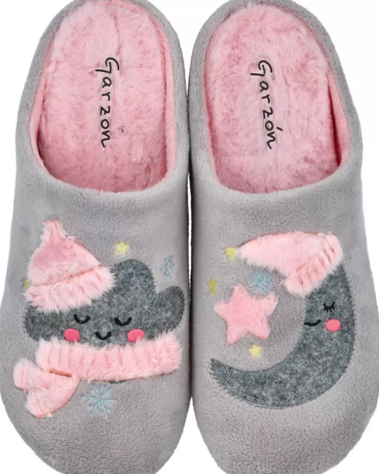 GARZON Calzado De Casa De Mujer 15325-247 Zapatillas De Casa Muj Gris Shop