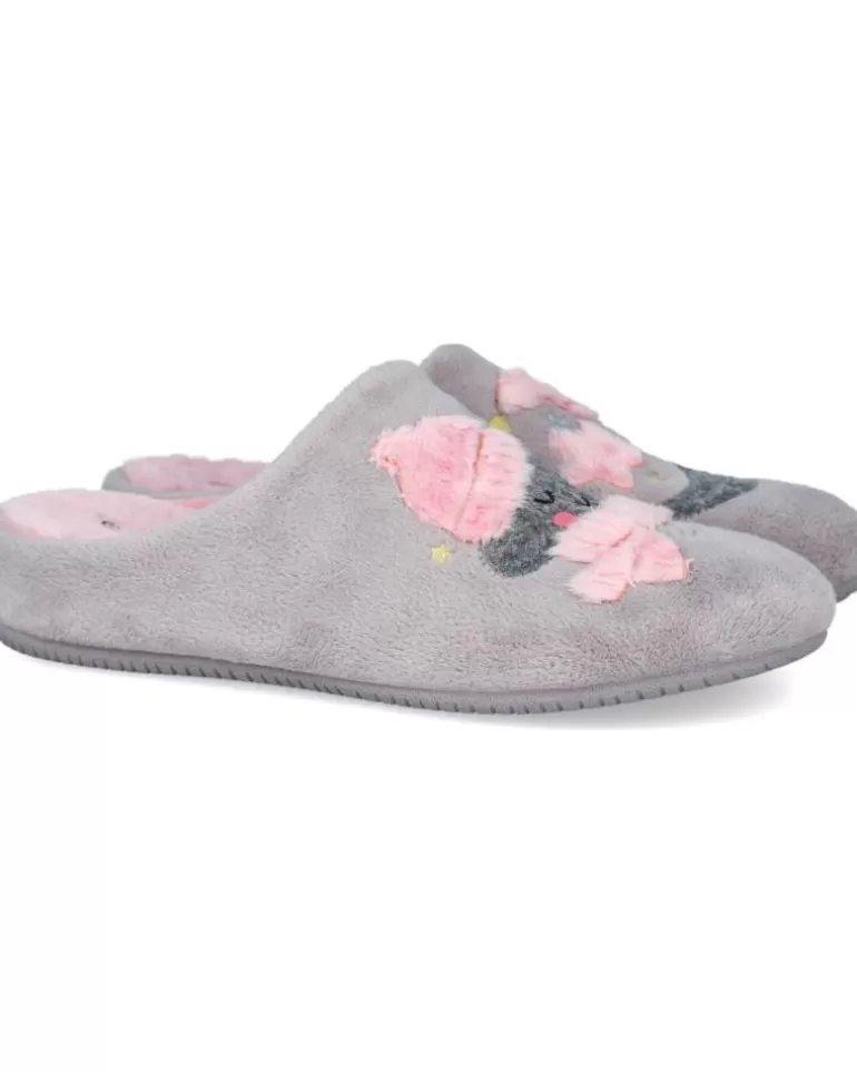 GARZON Calzado De Casa De Mujer 15325-247 Zapatillas De Casa Muj Gris Shop