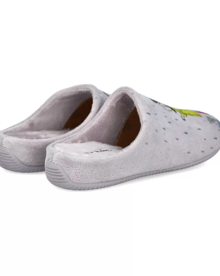 GARZON Calzado De Casa De Mujer 15342-247 Zapatillas De Casa Muj Gris Cheap