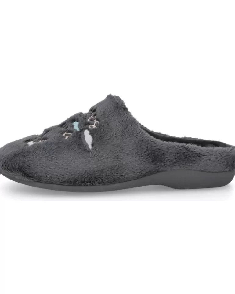 GARZON Calzado De Casa De Mujer 7306-275 Zapatillas De Casa Muje Gris Cheap