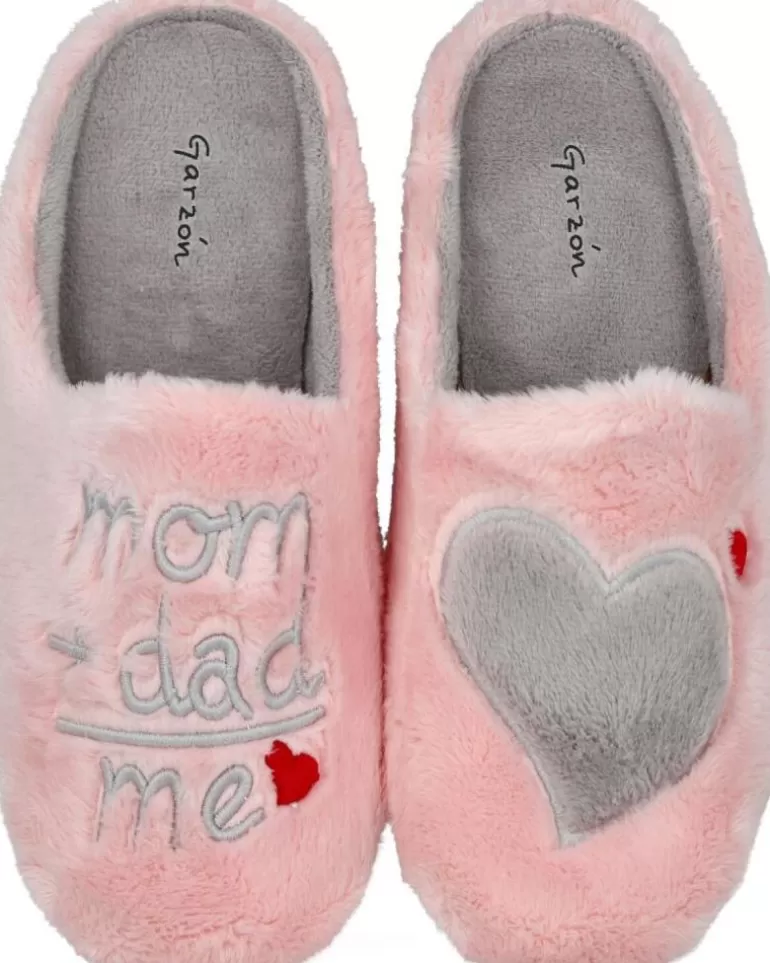 GARZON Calzado De Casa De Niña N4756-275 Zapatillas De Casa Nin Rosa New