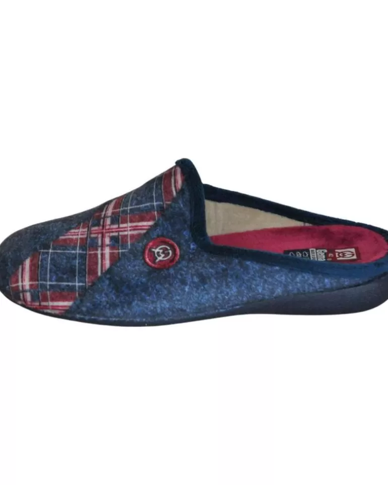 GEMA COMFORT Calzado De Casa De Hombre Gema Confort - Zapatillas Para El Hogar Plantillas Extraib Marino Best