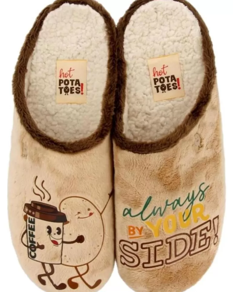 HOT POTATOES Calzado De Casa De Hombre Zapatillas Casa Hombre Golspie 70131 Marron Best Sale