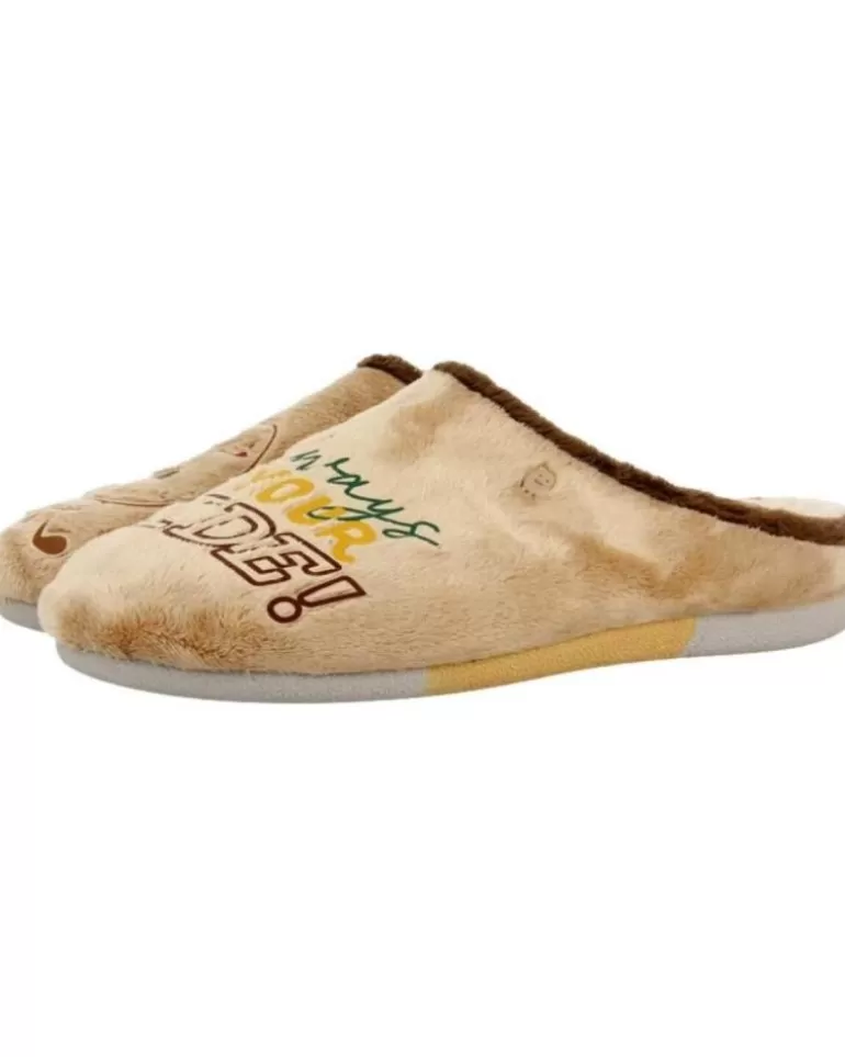 HOT POTATOES Calzado De Casa De Hombre Zapatillas Casa Hombre Golspie 70131 Marron Best Sale