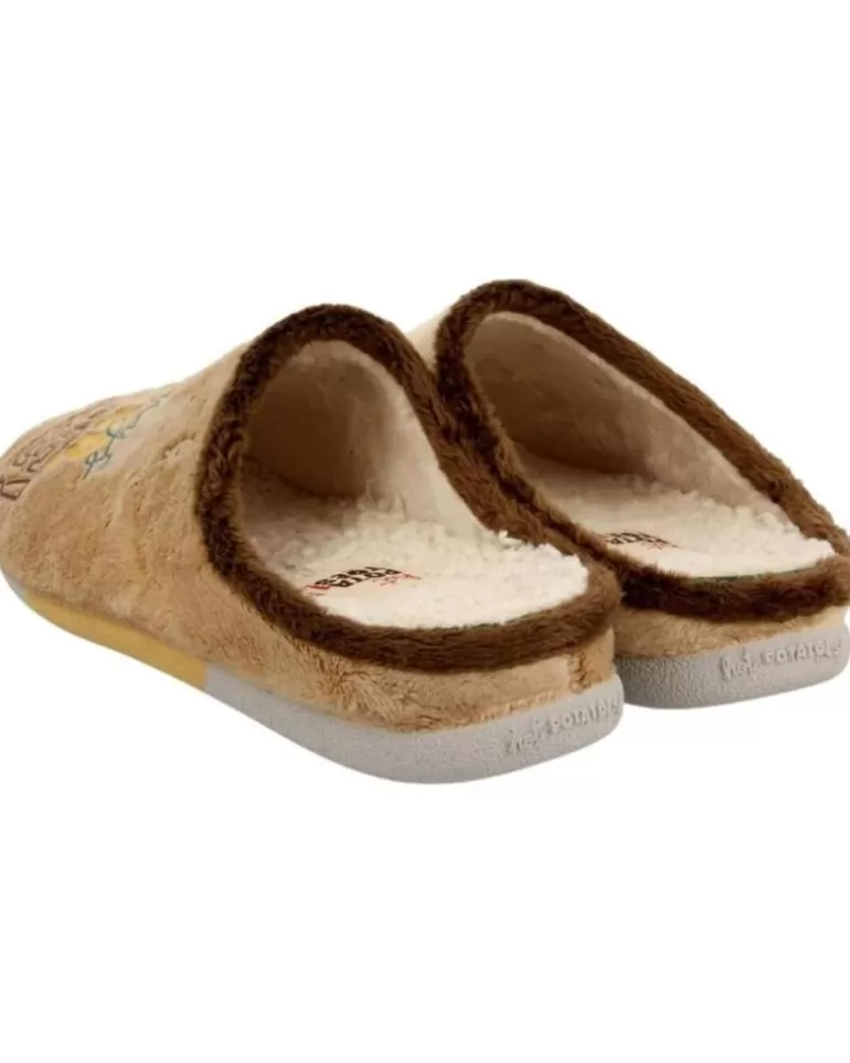 HOT POTATOES Calzado De Casa De Hombre Zapatillas Casa Hombre Golspie 70131 Marron Best Sale