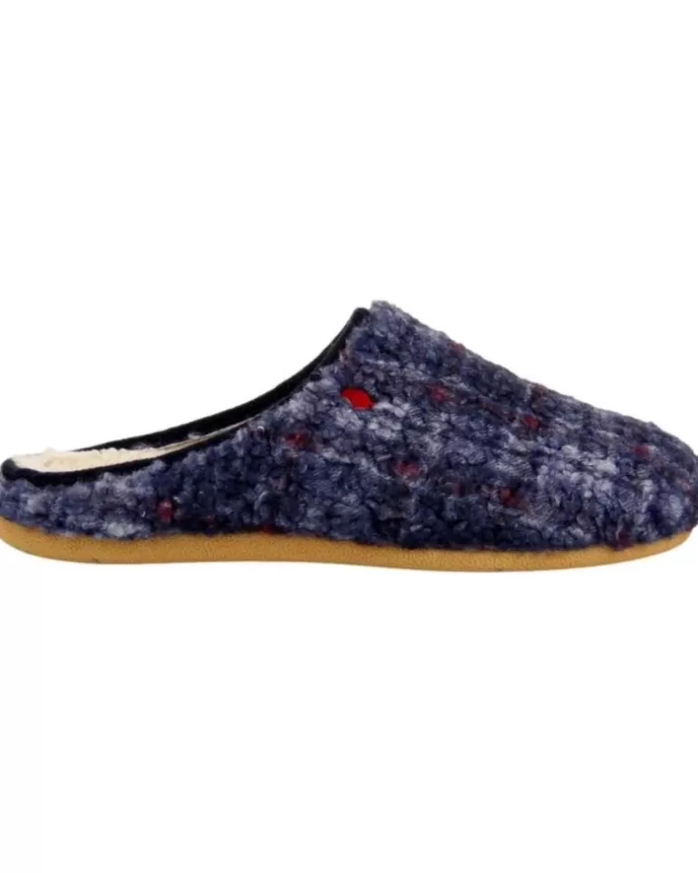 HOT POTATOES Calzado De Casa De Hombre Zapatillas Casa Hombre Ramsau 70103 Azul New