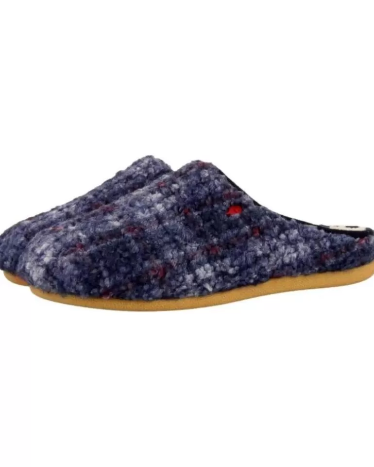 HOT POTATOES Calzado De Casa De Hombre Zapatillas Casa Hombre Ramsau 70103 Azul Sale