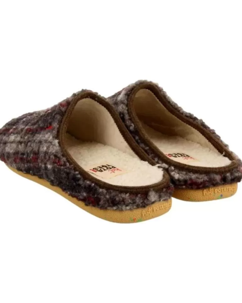 HOT POTATOES Calzado De Casa De Hombre Zapatillas Casa Hombre Ramsau 70103 Marron Cheap