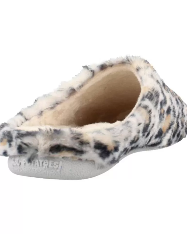 HOT POTATOES Calzado De Casa De Mujer Rosholt Animal Print Discount