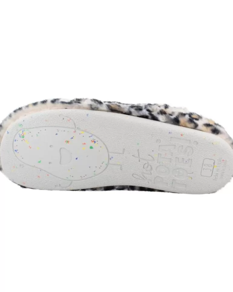 HOT POTATOES Calzado De Casa De Mujer Rosholt Animal Print Discount