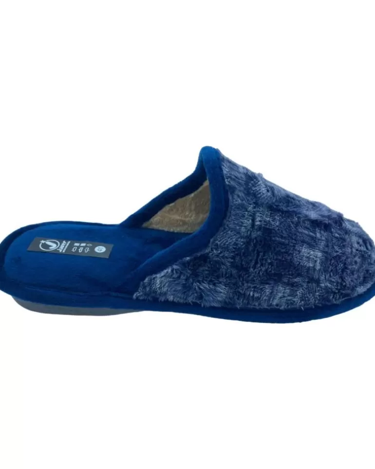 JAVER Calzado De Casa De Hombre Zapatilla Casa Relax Marino Cheap