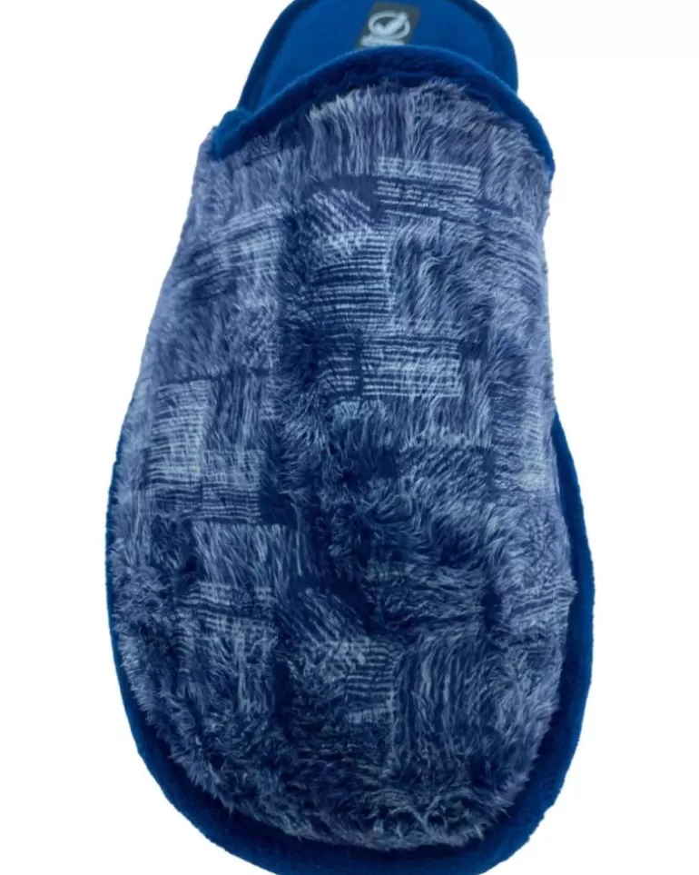 JAVER Calzado De Casa De Hombre Zapatilla Casa Relax Marino Cheap