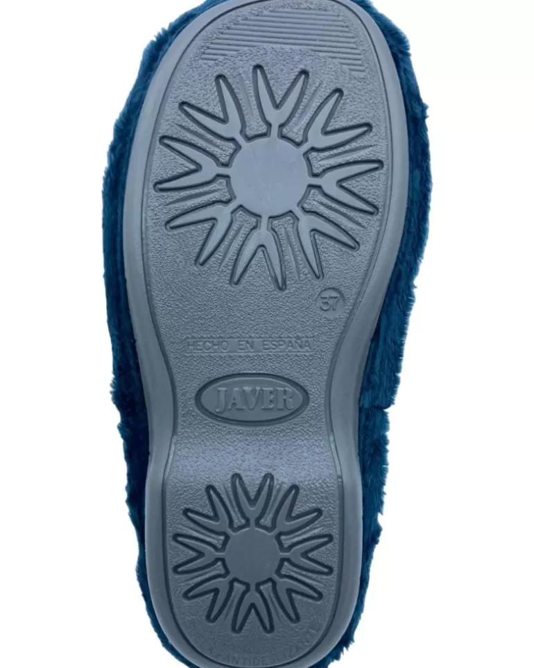 JAVER Calzado De Casa De Mujer Zapatilla Casa Relax Marino Discount