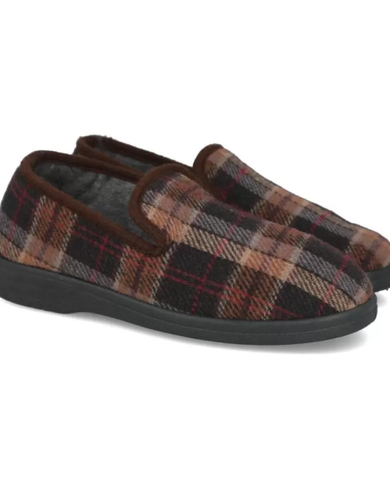 L&R SHOES Calzado De Casa L&R Shoes De Hombre Lr Shoes 44070 Zapatillas De Casa Homb Marron Flash Sale