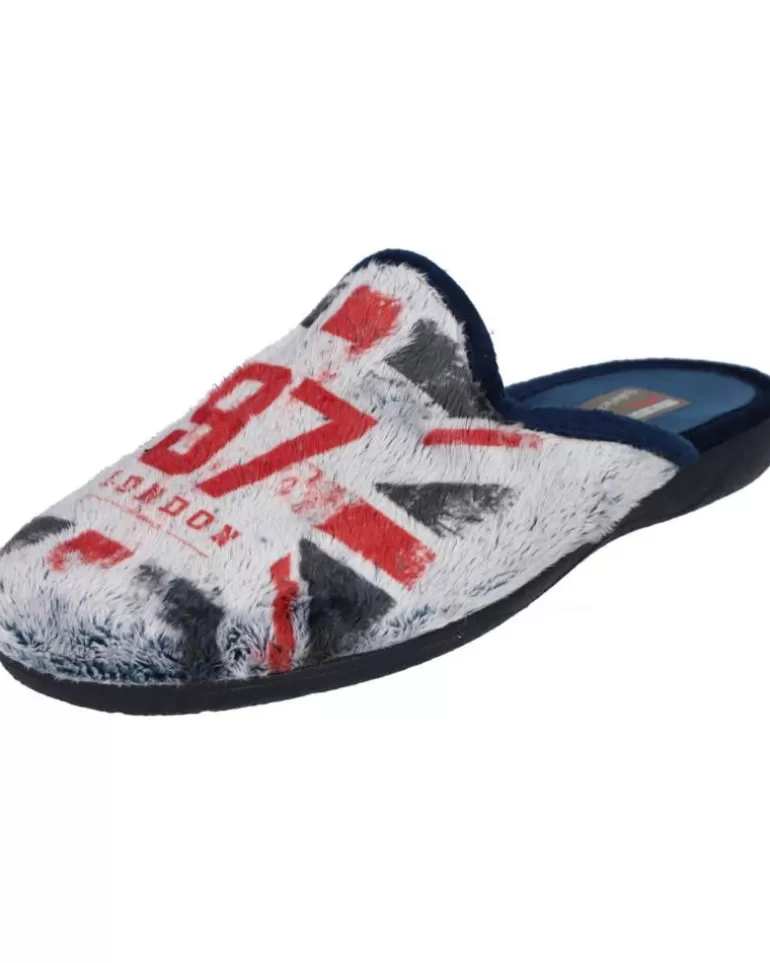 L&R SHOES Calzado De Casa L&R Shoes De Hombre Lr Shoes 60-B-Iceber Zapatillas De Cas Azul Hot