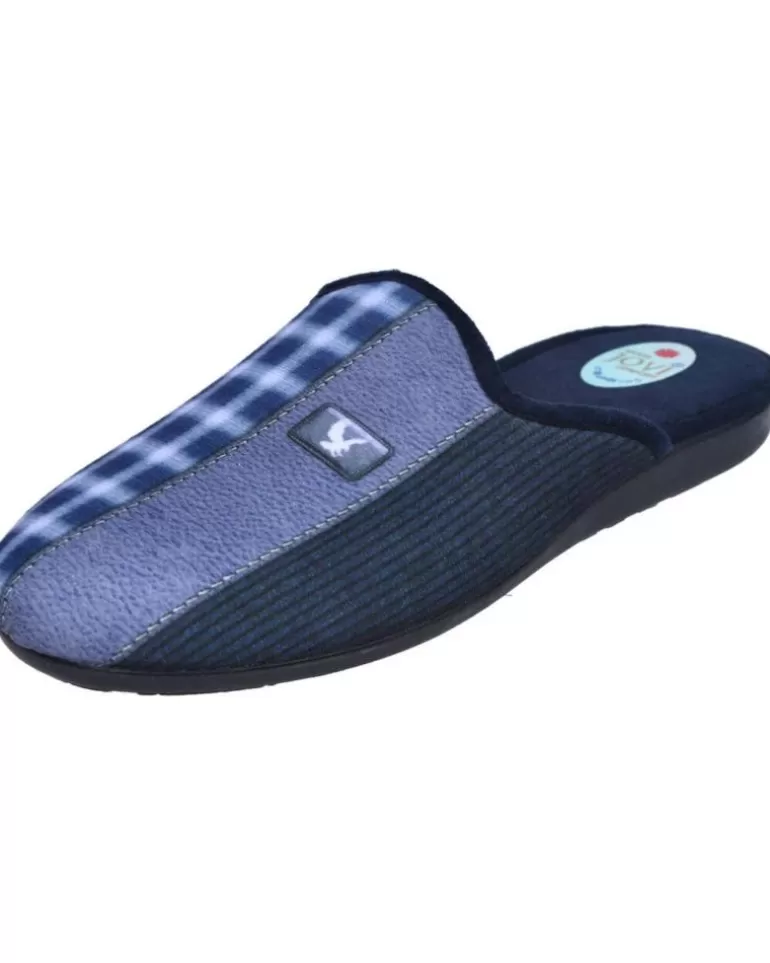 L&R SHOES Calzado De Casa L&R Shoes De Hombre Lr Shoes 8303 Zapatillas De Casa Hombr Azul Discount