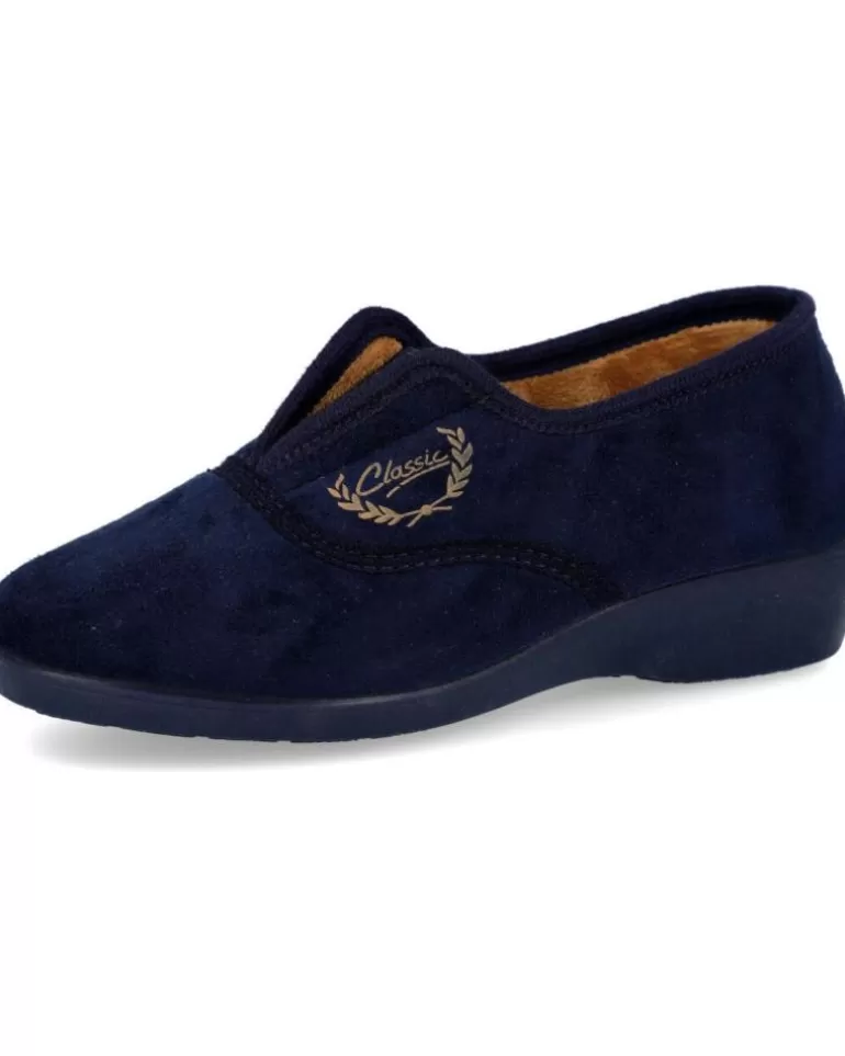 L&R SHOES Calzado De Casa L&R Shoes De Mujer Alcalde 7500 Zapatillas Mujer Marino Online