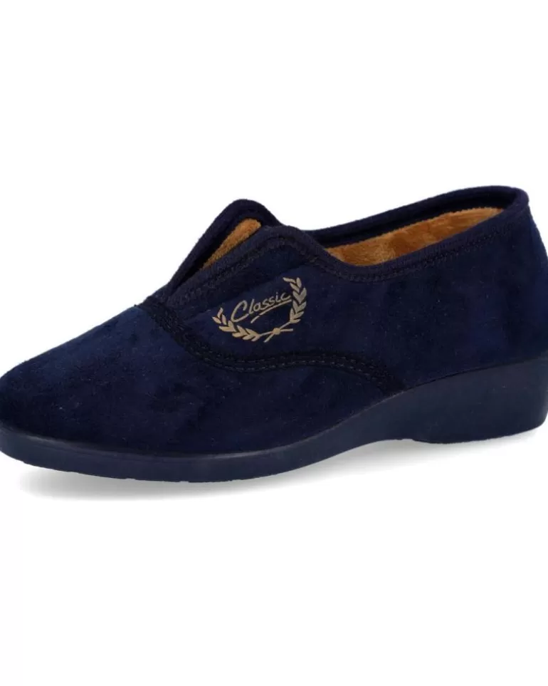 L&R SHOES Calzado De Casa L&R Shoes De Mujer Alcalde 7500 Zapatillas Mujer Marino Best