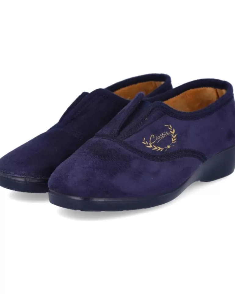 L&R SHOES Calzado De Casa L&R Shoes De Mujer Alcalde 7500 Zapatillas Mujer Marino Best