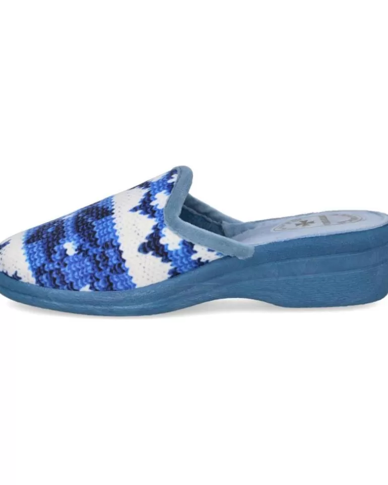 L&R SHOES Calzado De Casa L&R Shoes De Mujer Lr Shoes 660574 Zapatillas De Casa Muj Azulon Fashion