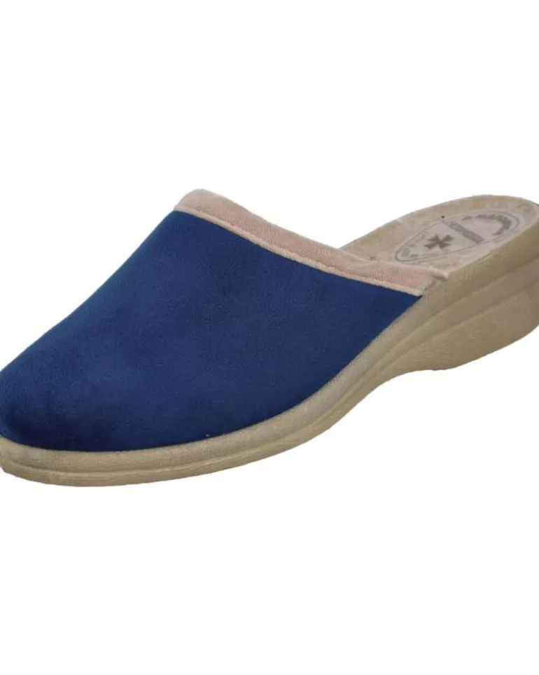 L&R SHOES Calzado De Casa L&R Shoes De Mujer Lr Shoes 66134 Zapatillas De Casa Muje Azul New