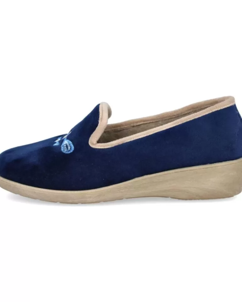 L&R SHOES Calzado De Casa L&R Shoes De Mujer Lr Shoes 8803428 Zapatillas De Casa Mu Azul Flash Sale