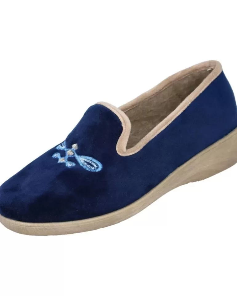 L&R SHOES Calzado De Casa L&R Shoes De Mujer Lr Shoes 8803428 Zapatillas De Casa Mu Azul Flash Sale
