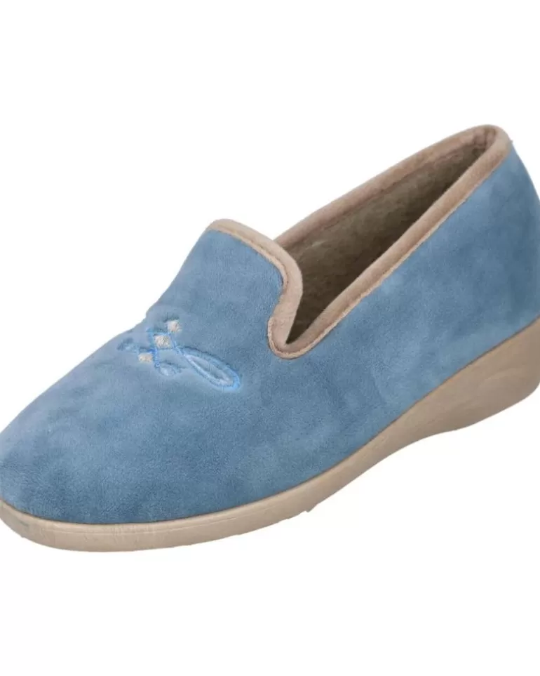 L&R SHOES Calzado De Casa L&R Shoes De Mujer Lr Shoes 8803428 Zapatillas De Casa Mu Azulon Clearance