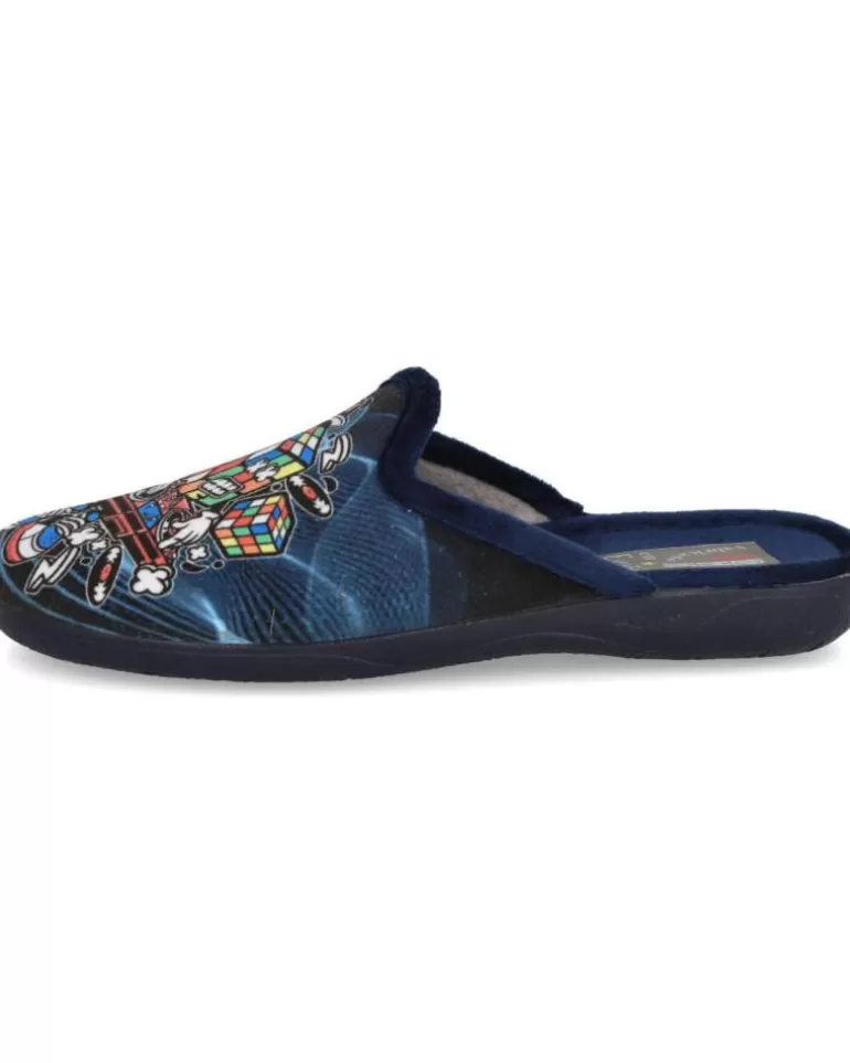 L&R SHOES Calzado De Casa L&R Shoes De Niño Lr Shoes 60-C10 Zapatillas De Casa Nin Azul Flash Sale