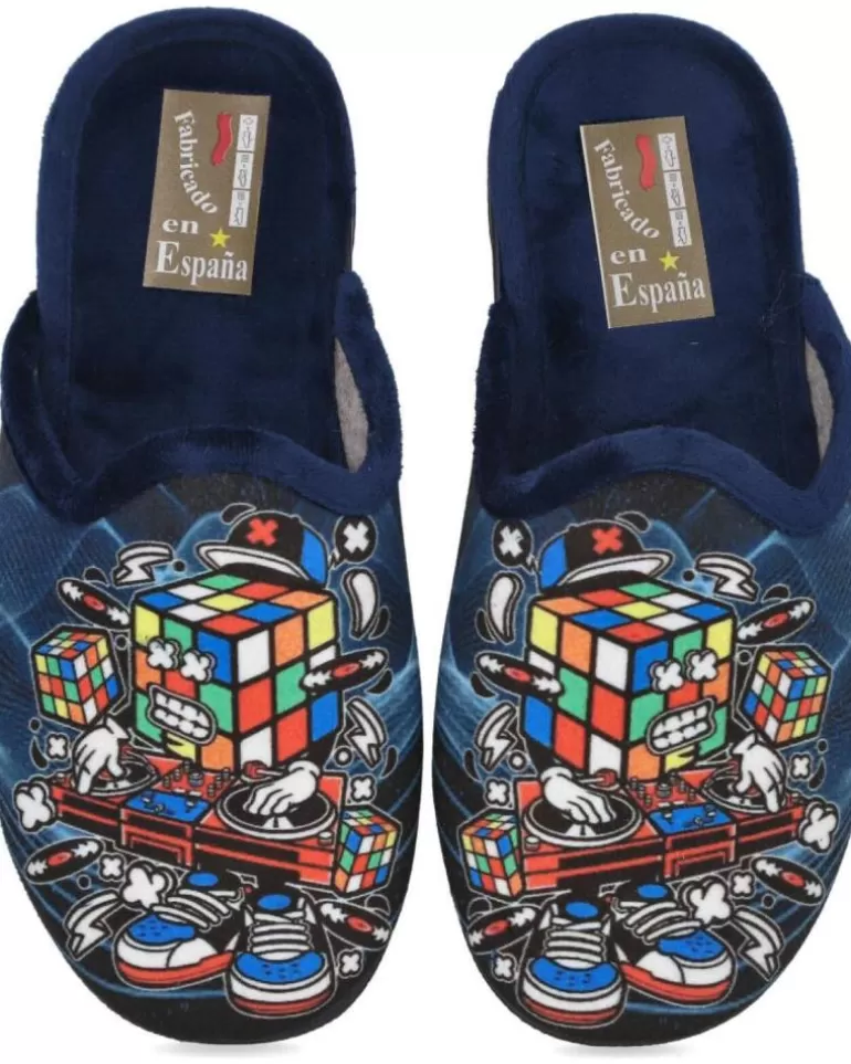 L&R SHOES Calzado De Casa L&R Shoes De Niño Lr Shoes 60-C10 Zapatillas De Casa Nin Azul Flash Sale
