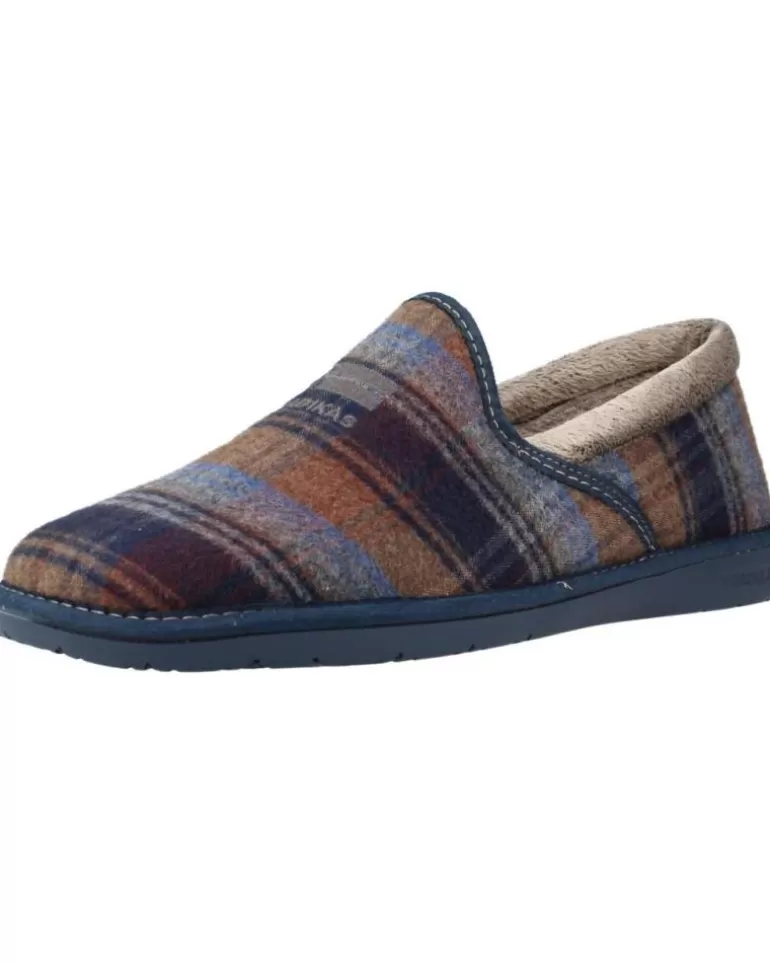 NORDIKAS Calzado De Casa De Hombre Arizona Azul Discount