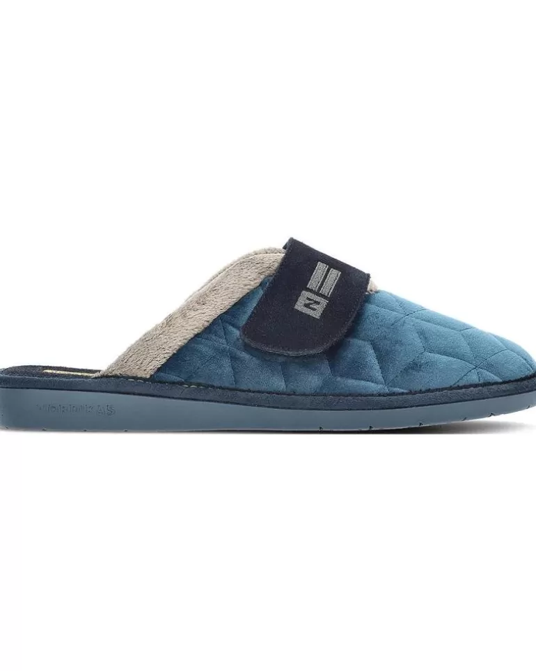 NORDIKAS Calzado De Casa De Hombre Pantuflas 7518 Top Line Cab Azul Sale