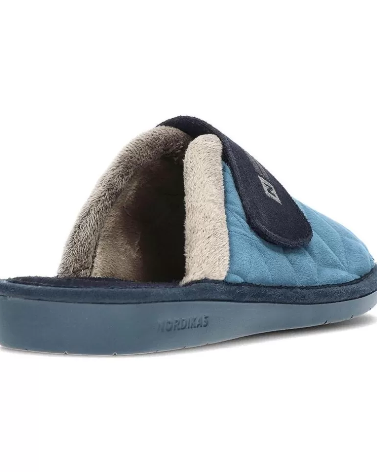 NORDIKAS Calzado De Casa De Hombre Pantuflas 7518 Top Line Cab Azul Sale