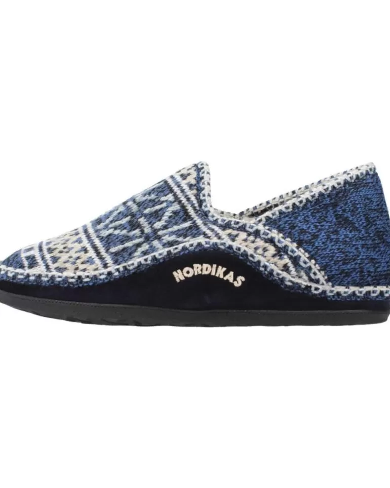 NORDIKAS Calzado De Casa De Hombre Teide Azul Best Sale