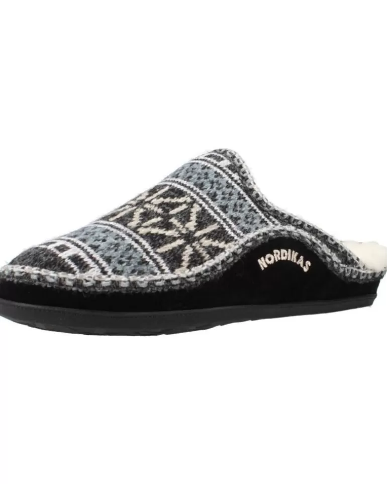 NORDIKAS Calzado De Casa De Hombre Teide Negro Store