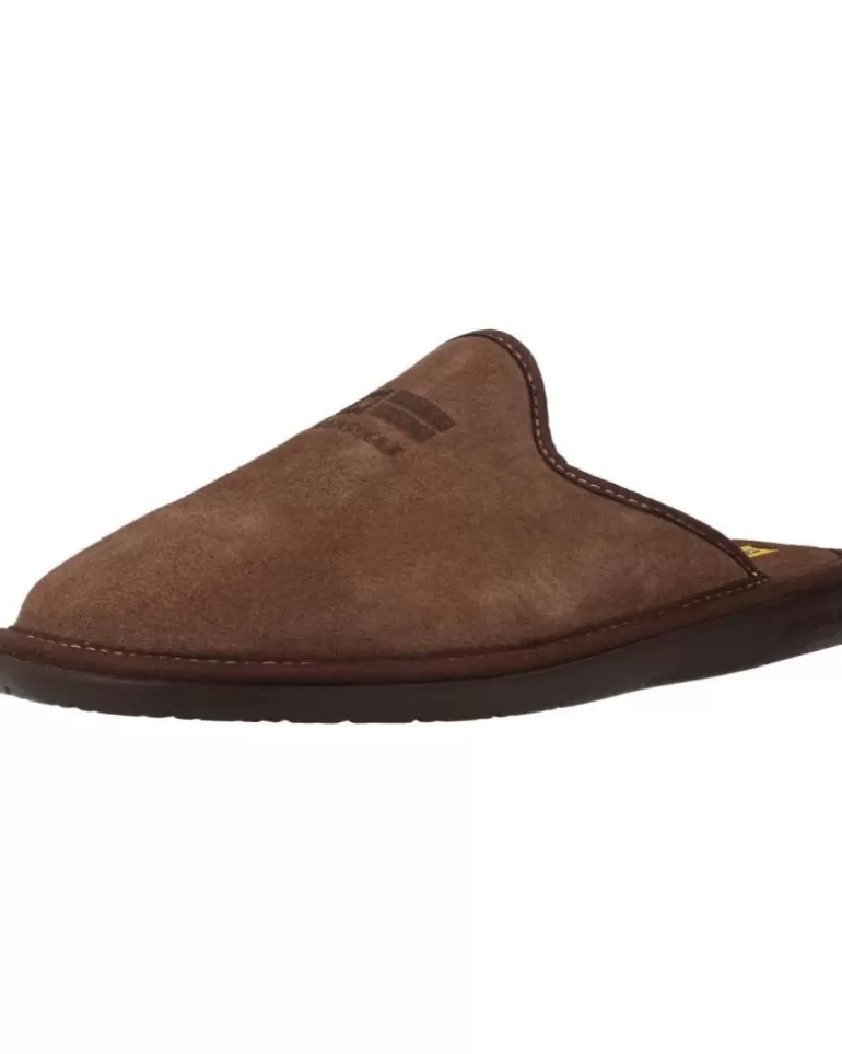 NORDIKAS Calzado De Casa De Hombre Top Line Afelpado Marron Discount