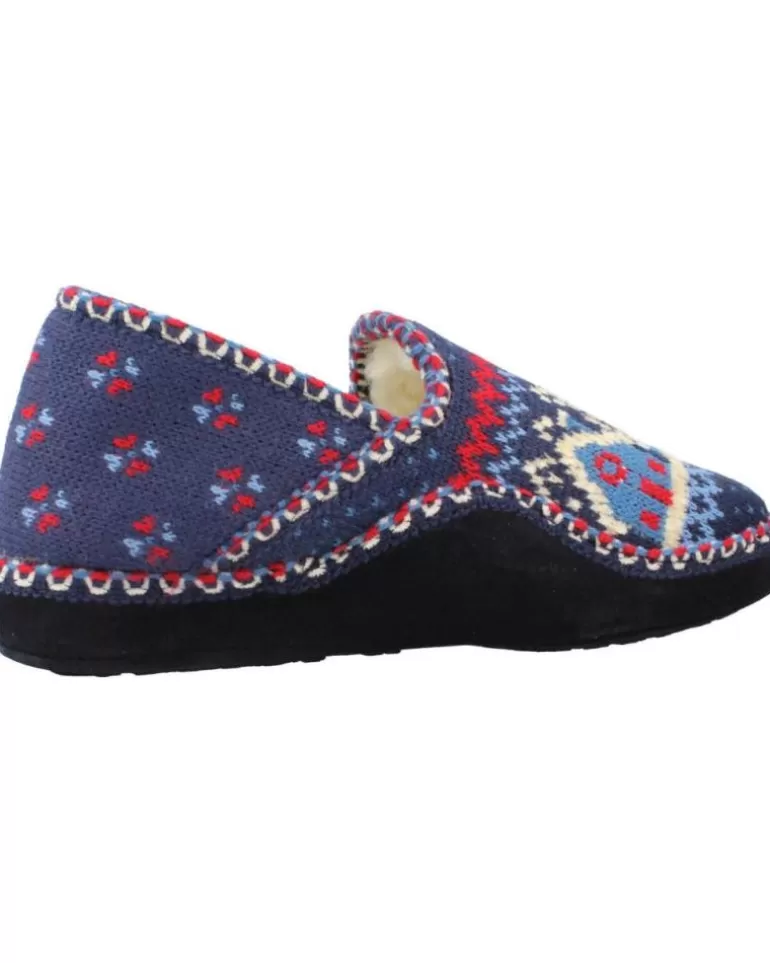 NORDIKAS Calzado De Casa De Mujer Cabana Classic Azul Cheap