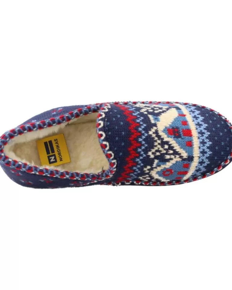 NORDIKAS Calzado De Casa De Mujer Cabana Classic Azul Cheap