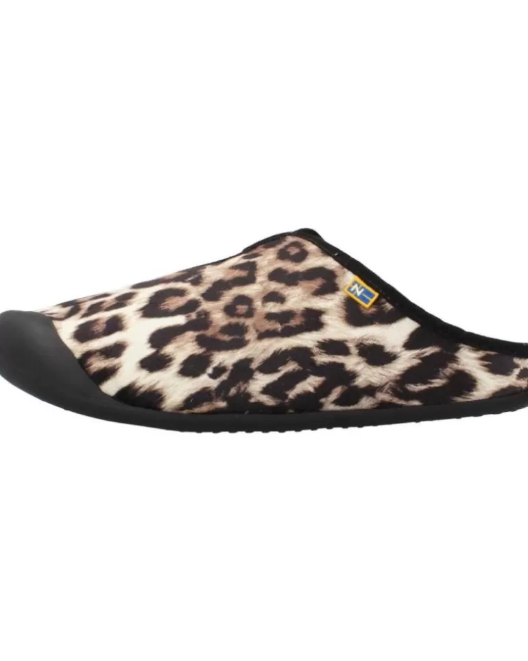 NORDIKAS Calzado De Casa De Mujer Lince Nix Animal Print Online