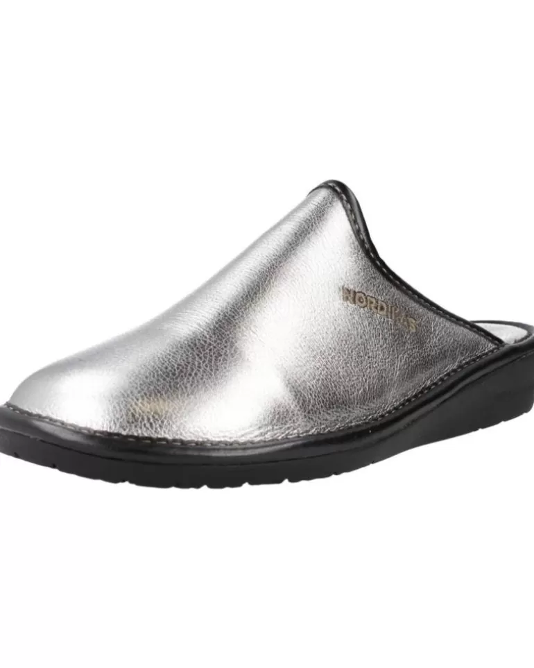 NORDIKAS Calzado De Casa De Mujer Nacar Top Plata Cheap