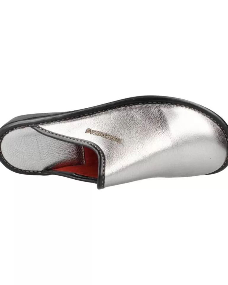 NORDIKAS Calzado De Casa De Mujer Nacar Top Plata Cheap