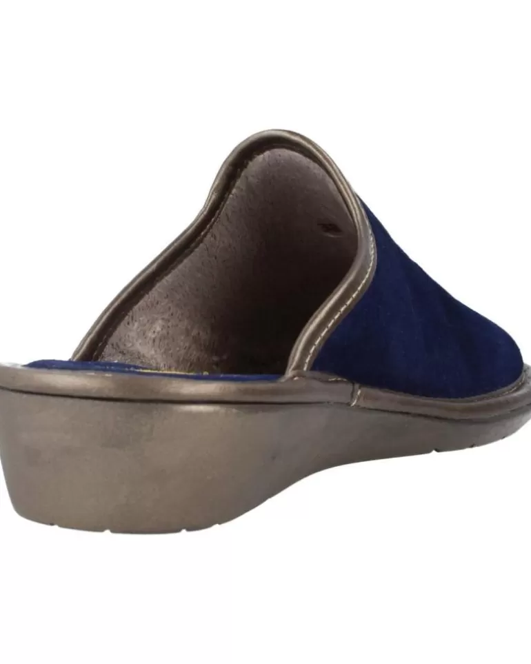 NORDIKAS Calzado De Casa De Mujer Top Line Azul Discount